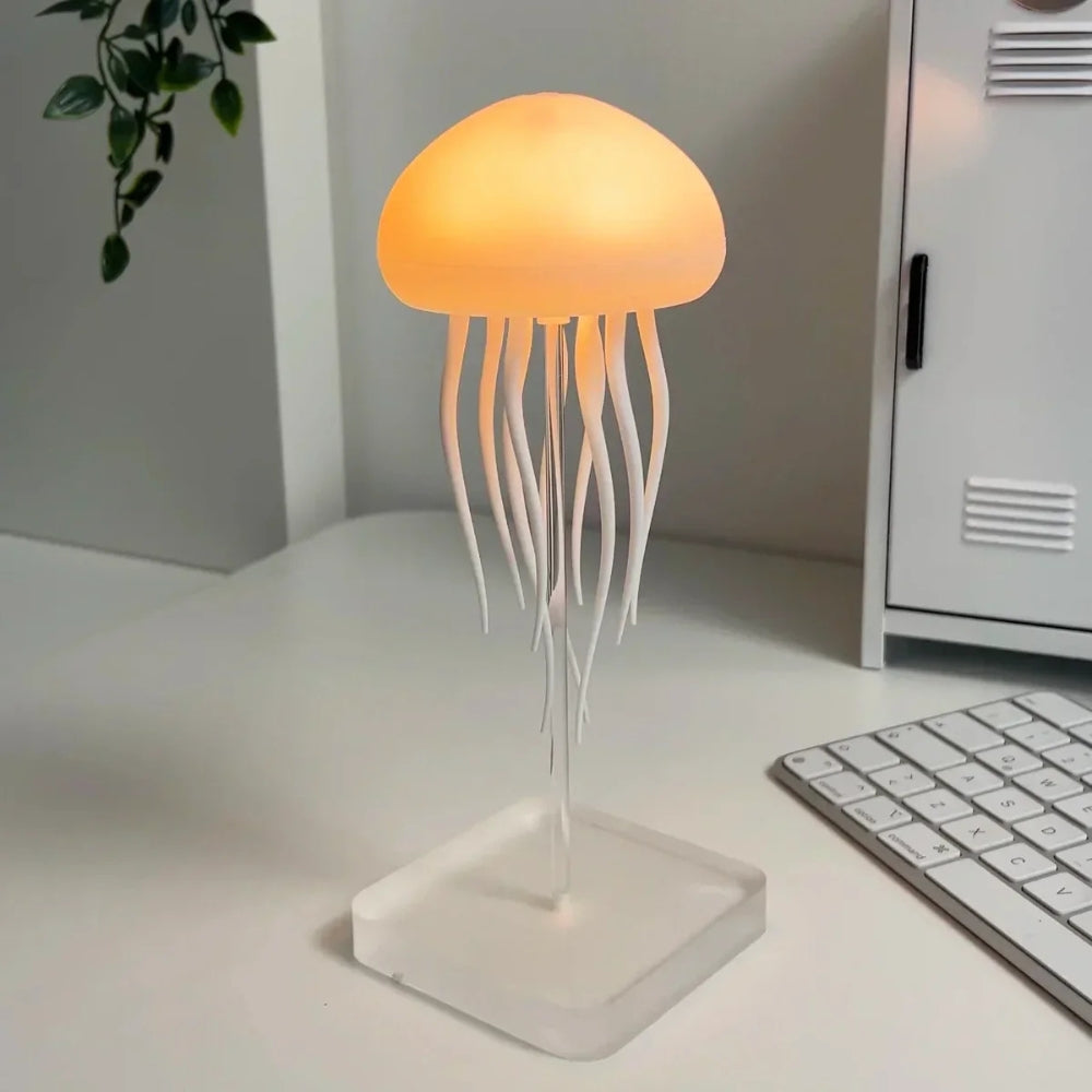 JellyGlow – Lámpara de medusa que cambia de color con movimiento flotante y proyección de luz ambiental relajante