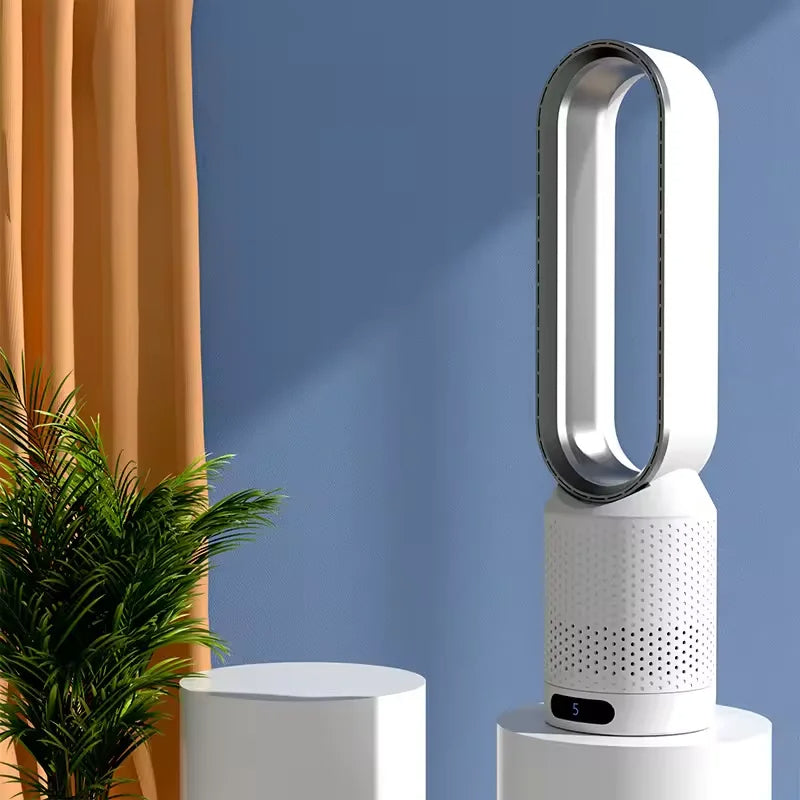 Airpure | Enfriador de aire 3-en-1 con purificador de aire | Oscilación y LED táctil