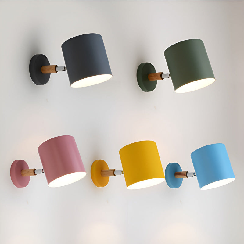 Luz de Pared en Estilo Nórdico - Acento de Color Moderno
