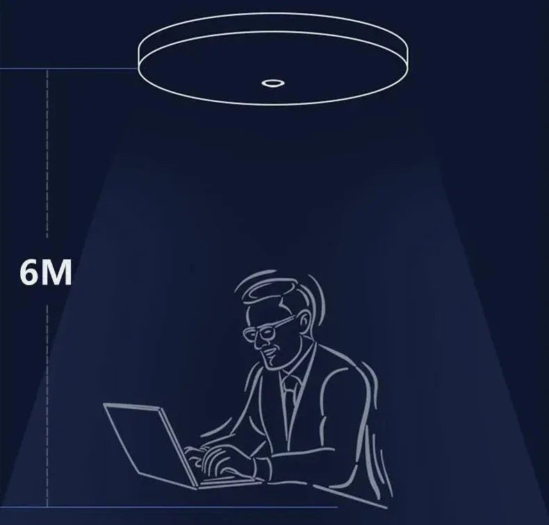Lámpara de Techo LED con Sensor de Movimiento