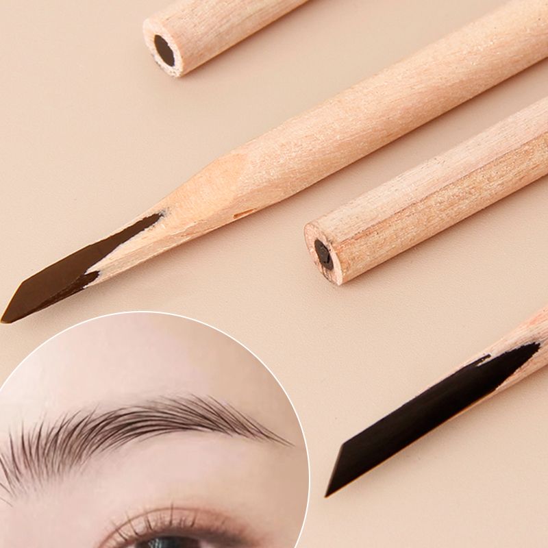 Lápiz de Cejas Impermeable Hecho de Madera