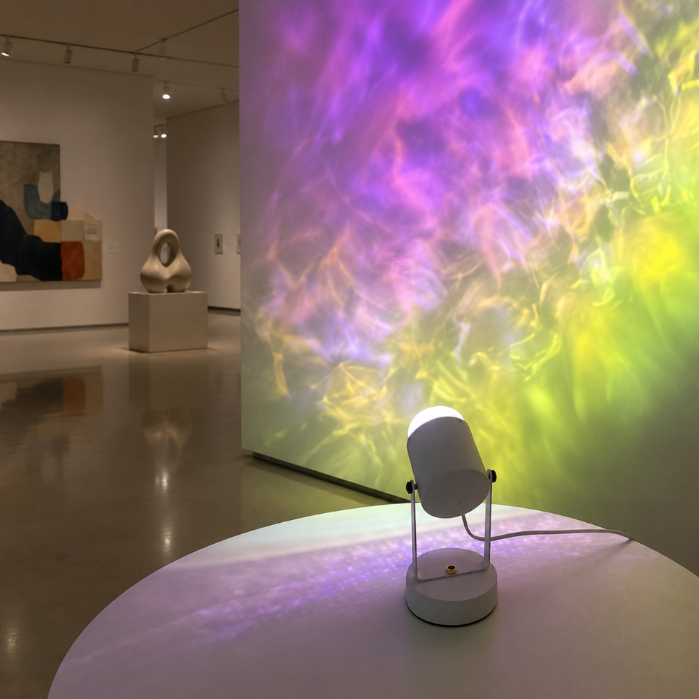 Cascade | Lámpara de Mesa RGB Dinámica Artística para Dormitorio y Sala de Estar