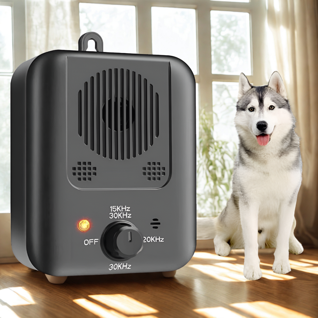 Dispositivo anti-ladrido por ultrasonido para perros