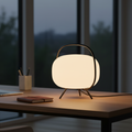 KumoLight | Lámpara de Mesa de Vidrio Esmerilado Minimalista y Elegante para Iluminación Ambiental