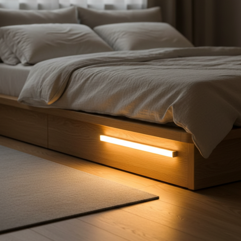 Luz Inteligente Activada por Movimiento para Iluminación LED de Pared y Bajo Gabinete