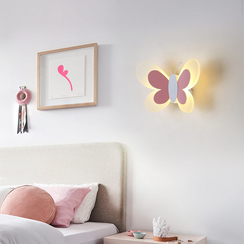 AeroLume - Lámpara de pared LED en forma de mariposa para un toque mágico