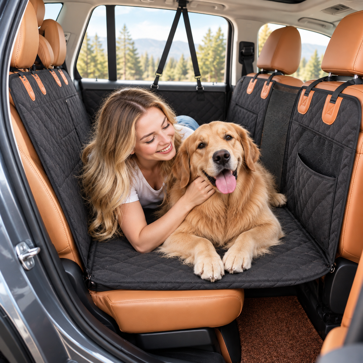 ComfortCarrier | Donde la protección del automóvil y la comodidad para tu perro se encuentran | +Correa de perro segura