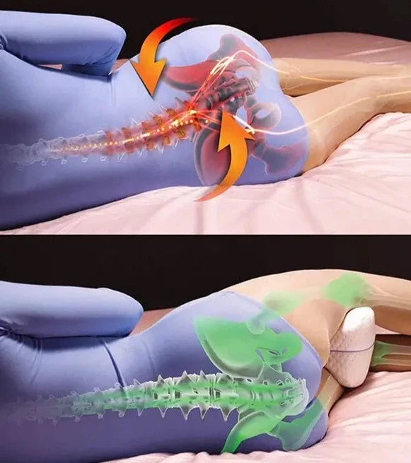 Almohada ortopédica para rodillas y piernas