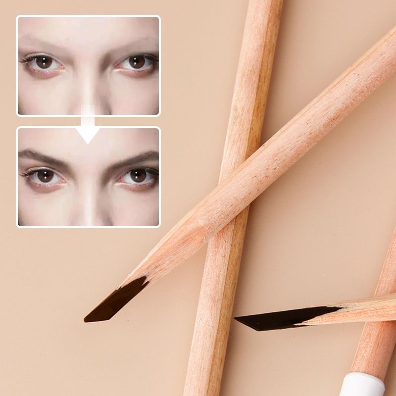 Lápiz de Cejas Impermeable Hecho de Madera