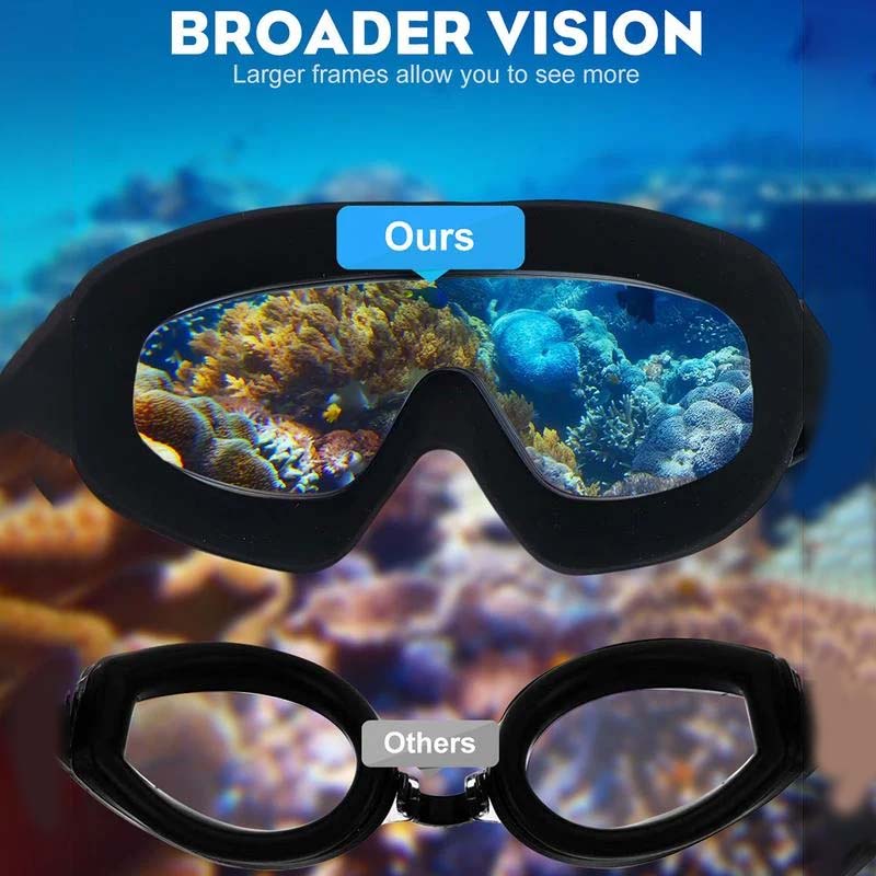 Kalsten | Gafas de natación antiempañantes de visión amplia