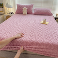 Sábana ajustable lavable y gruesa con una estructura suave para un máximo confort al dormir