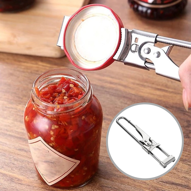 Abrelatas portátil ajustable de acero inoxidable | Brehn