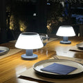 SolarLume - Lámpara de mesa solar elegante para iluminación interior y exterior
