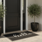 EntraLuxe - Felpudo de Bienvenida Exterior Durable y Antideslizante con Bucles de Seda de PVC para Entrada o Puerta Principal