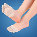 Calcetines de Dedo – Con Almohadilla en la Parte Delantera – Estilo Discreto y Transpirable Sin Mostrar – Prevención de Ampollas – Confort para el Trabajo y el Ocio Kalsten