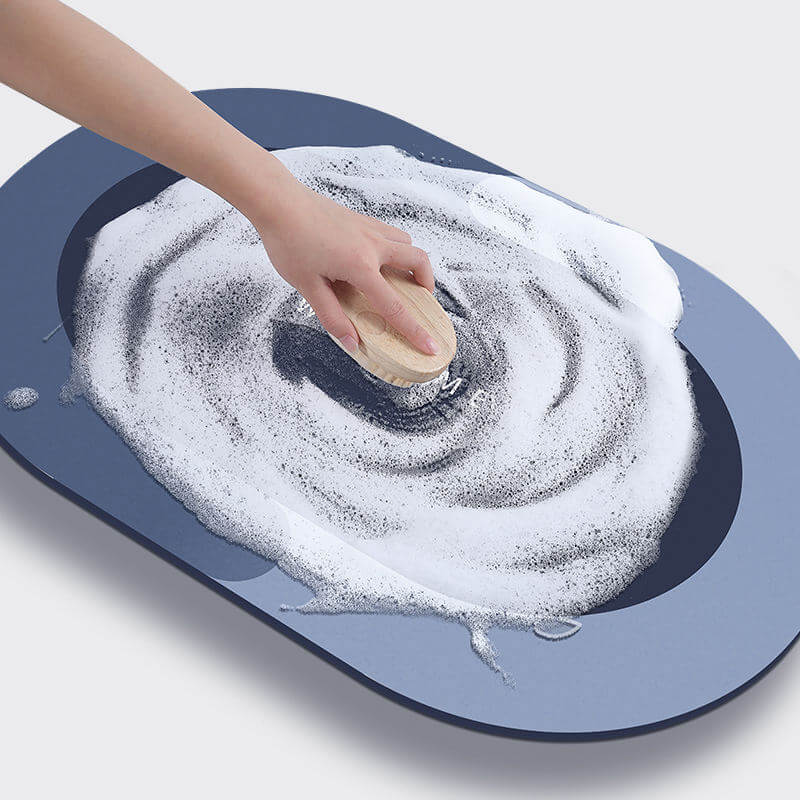 Alfombra de baño antideslizante de secado rápido