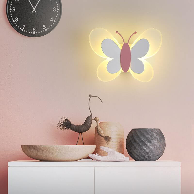 AeroLume - Lámpara de pared LED en forma de mariposa para un toque mágico