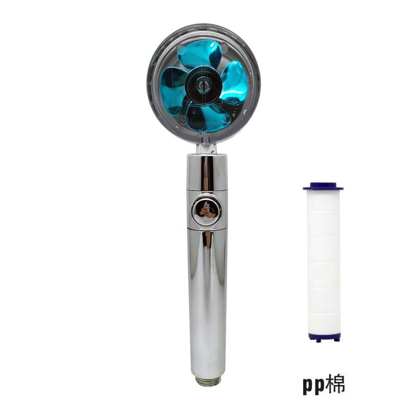 Cabezal de Ducha Turbo Ventilador 360°