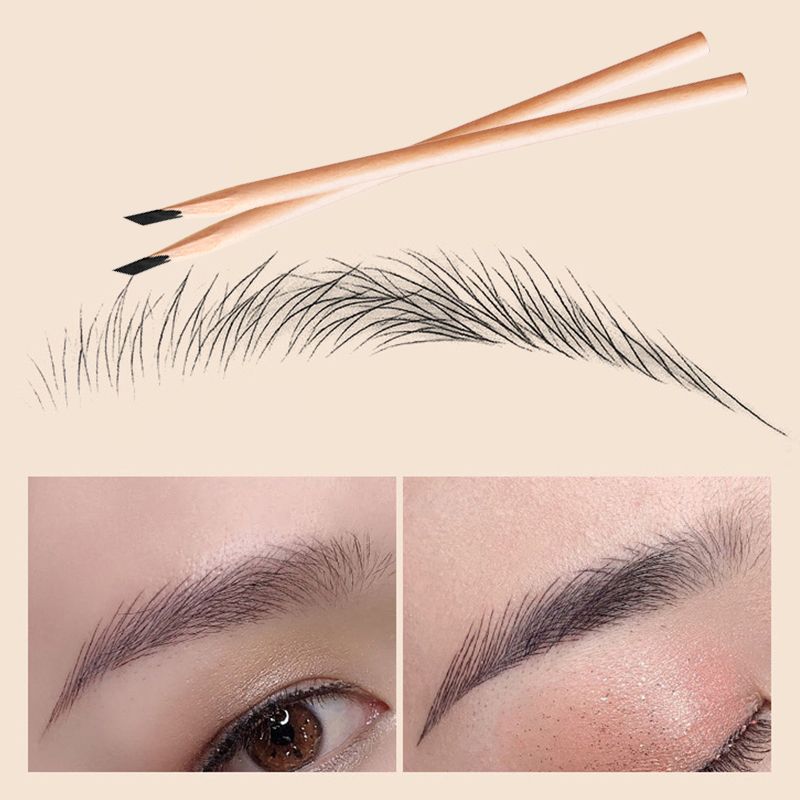 Lápiz de Cejas Impermeable Hecho de Madera