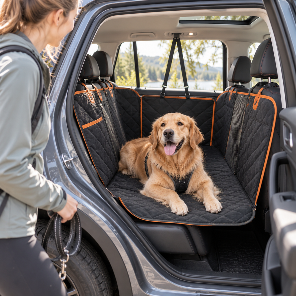 ComfortCarrier | Donde la protección del automóvil y la comodidad para tu perro se encuentran | +Correa de perro segura