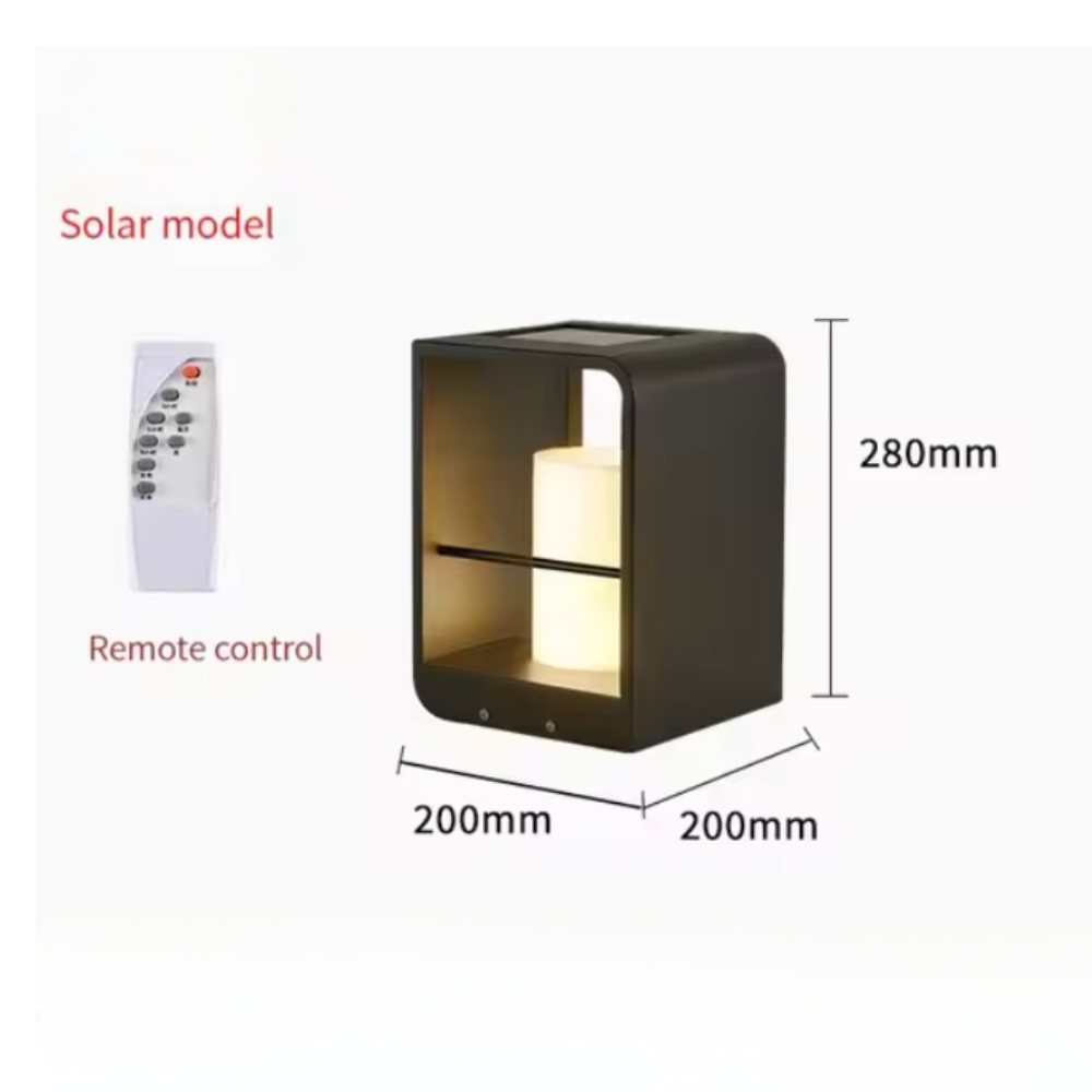Luces Solares Elegantes para Exteriores - Iluminación LED Ecológica para Jardines