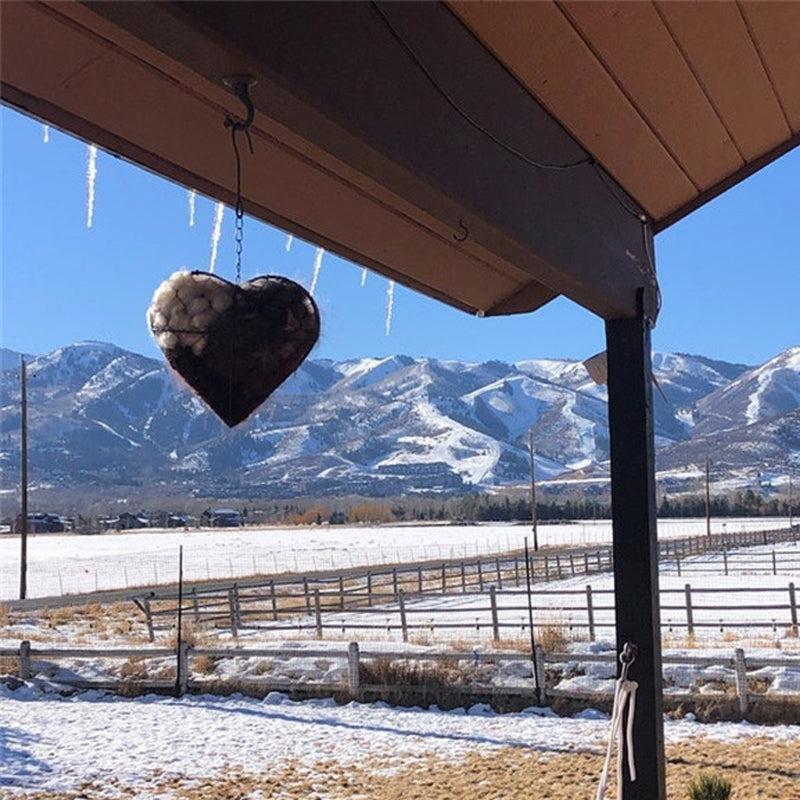 Decoración de Jardín en Forma de Corazón Hecha a Mano