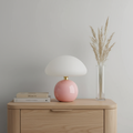 MushGlow | Lámpara de Mesa de Hongo Brillante y Juguetona para Dormitorio o Sala de Estar