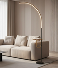 Lámpara de Pie Valeris Arc  | Lámpara de Pie LED Minimalista Moderna para Sala de Estar o Mesita de Noche