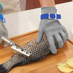 Guantes Protectores de Metal de Malla de Acero Inoxidable