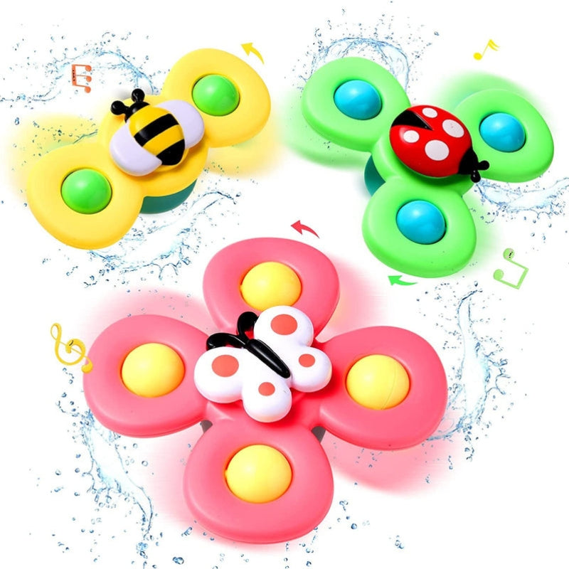 SpinSplash – Juguete interactivo para el baño con elementos de succión giratorios