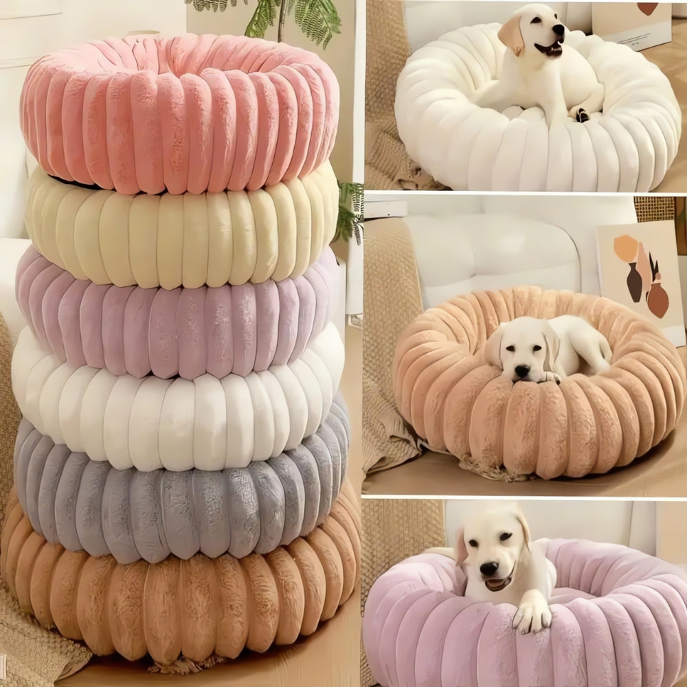 Cama Redonda Purrfectly Plush para Mascotas