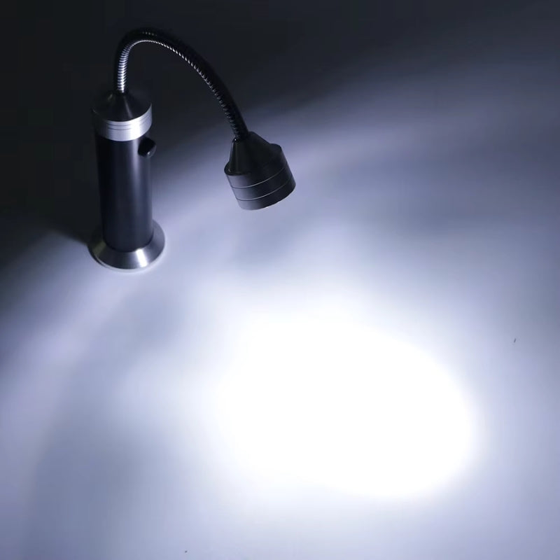 GrillBright – Iluminación compacta para parrillas con haz ajustable de 360°