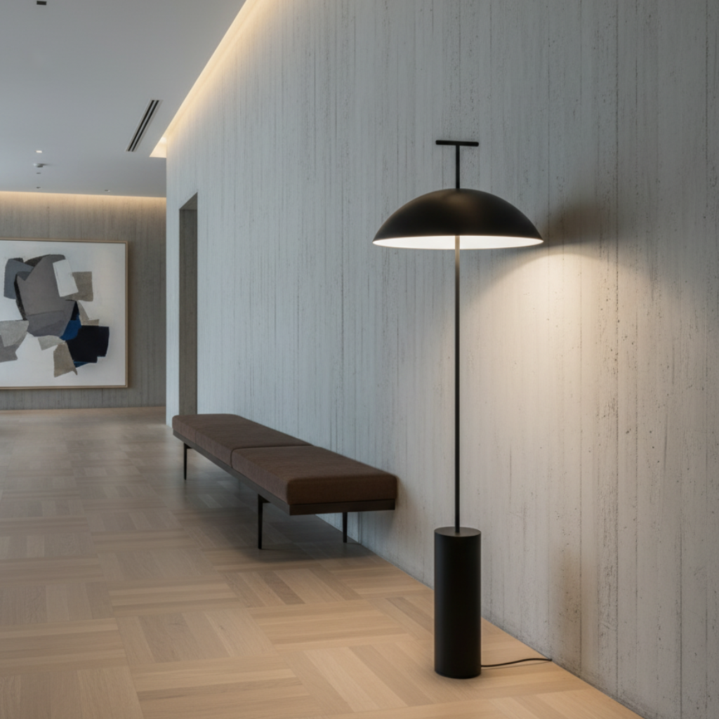 Eloria Beam - Lámpara de Pie Moderna para Salón con Elegante Diseño Escandinavo