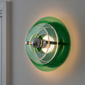 Vestalux - Aplique de Pared Bauhaus Antiguo con Acentos LED Coloridos para una Decoración Única