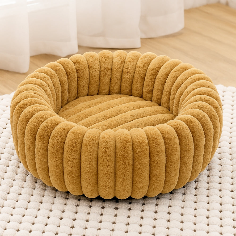 Cama Redonda Purrfectly Plush para Mascotas