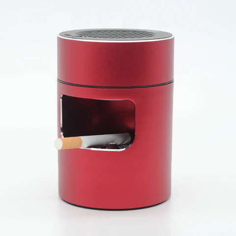 Kalsten | Cenicero Inteligente Sin Humo Potente Ion Negativo Filtro Hepa USB
