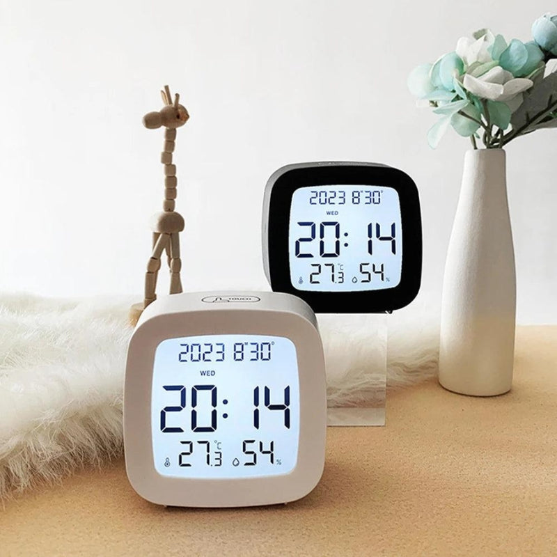 TimeMate - Despertador LED con Pantalla Digital y Diseño Portátil