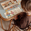 BearDrobe – Set de rompecabezas de vestir de madera para niños con piezas de ropa intercambiables