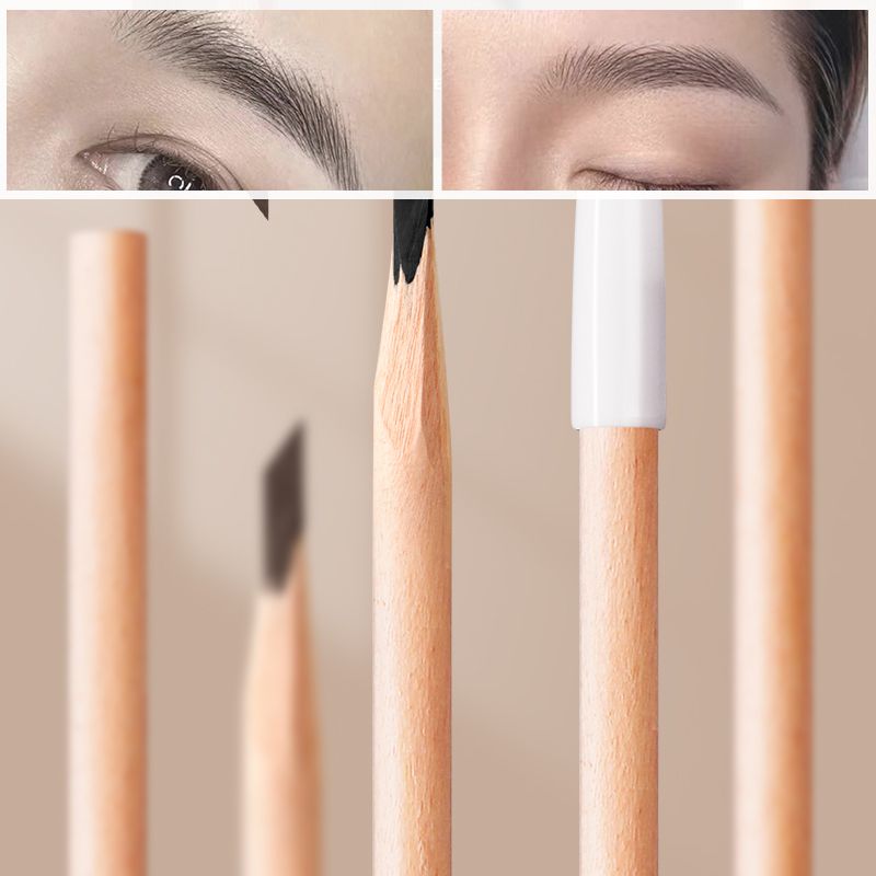 Lápiz de Cejas Impermeable Hecho de Madera