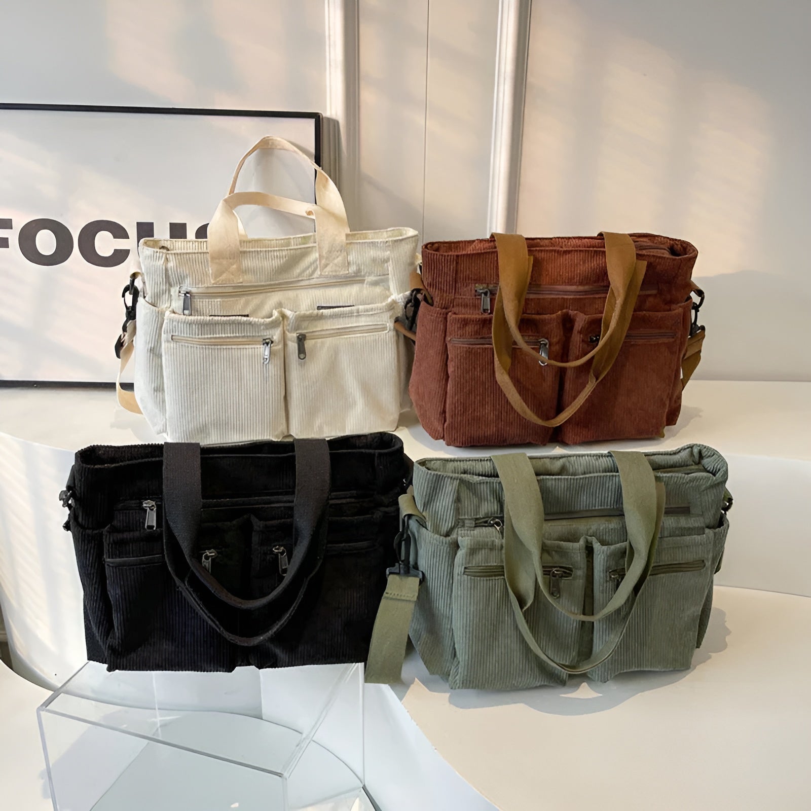 Luna Tote - Bolsa de moda y concisa con gran capacidad | 50% DESCUENTO