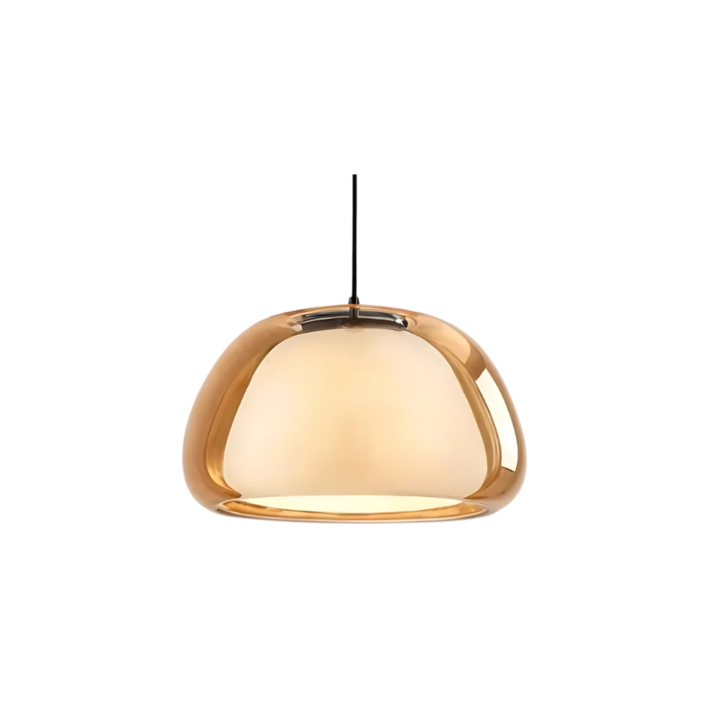 La Cúpula Cristalina | Cúpula de Vidrio | Cable Ajustable | Diseño Moderno | Base E27 | Adecuado para Cocina, Sala de Estar o Comedor | Interiores Minimalistas | Ideal para Espacios Residenciales y Comerciales