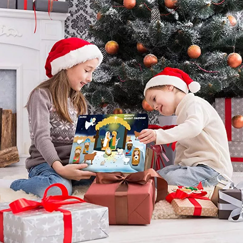 Calendario de Adviento de Navidad con Natividad - Para una experiencia navideña mágica