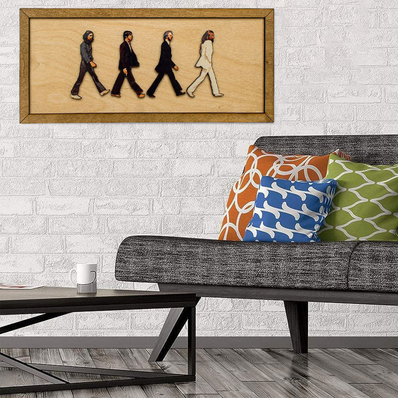 Retrato enmarcado de Abbey Road de The Beatles