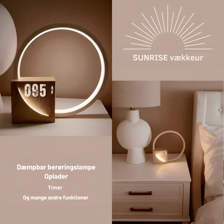 LumiWake - Reloj despertador con brillo ajustable y suave despertar