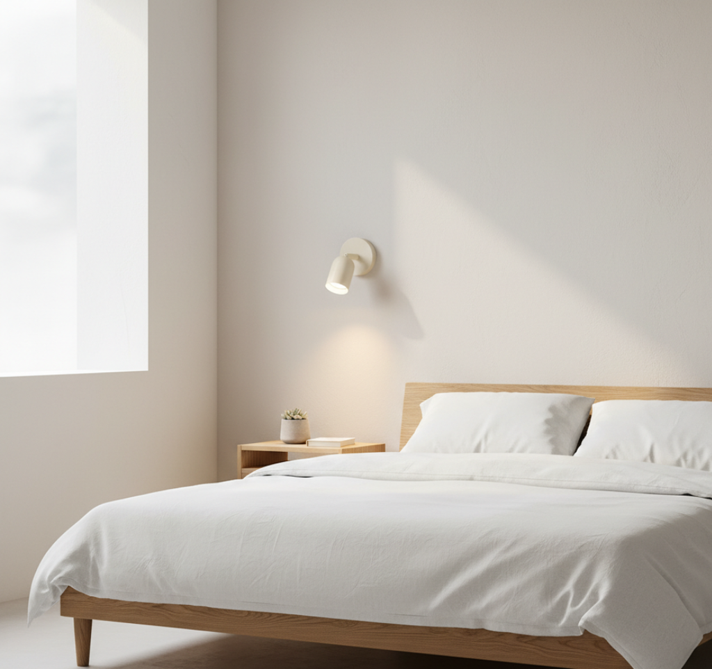 Luz de Pared de Metal Elegante para Espacios Habitables Contemporáneos