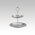 SteelTower - Elegante Plato Triple para Servir en Fiestas