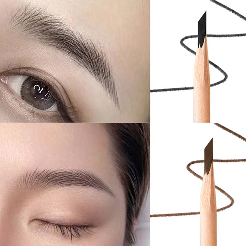 Lápiz de Cejas Impermeable Hecho de Madera