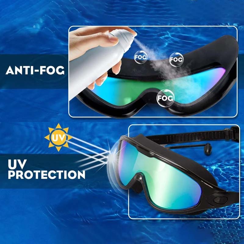 Kalsten | Gafas de natación antiempañantes de visión amplia