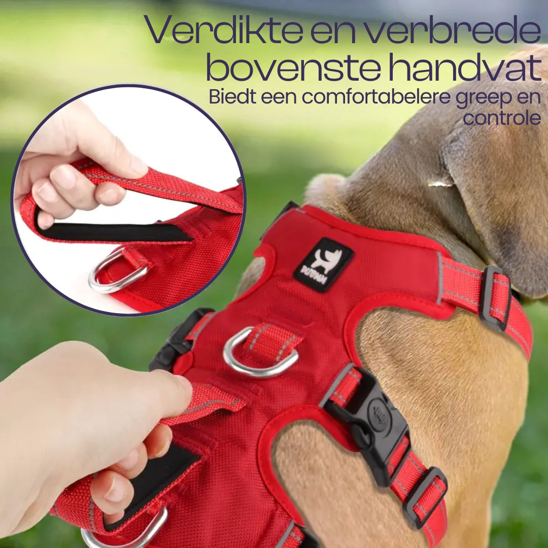 Arnés Antideslizante para Perros con 3 Puntos de Sujeción Reflectantes