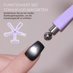 LumaCraze – Herramienta de Nail-Art Magnética | 1+2 GRATIS